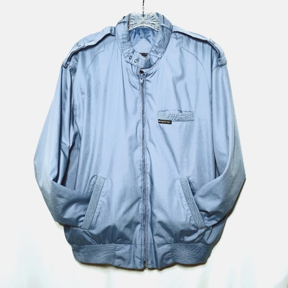 🛑 Vintage 80's Knightsbridge For Men Members Only Zip-up Jacket Size Large - Picture 2 of 8